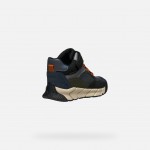 GEOX ΑΓΟΡΙ ΜΠΟΤΑΚΙ  J56NBA 0ME22 C0033  ΜΑΥΡΟ ΣΤΡΑΤΙΩΤΙΚΟ